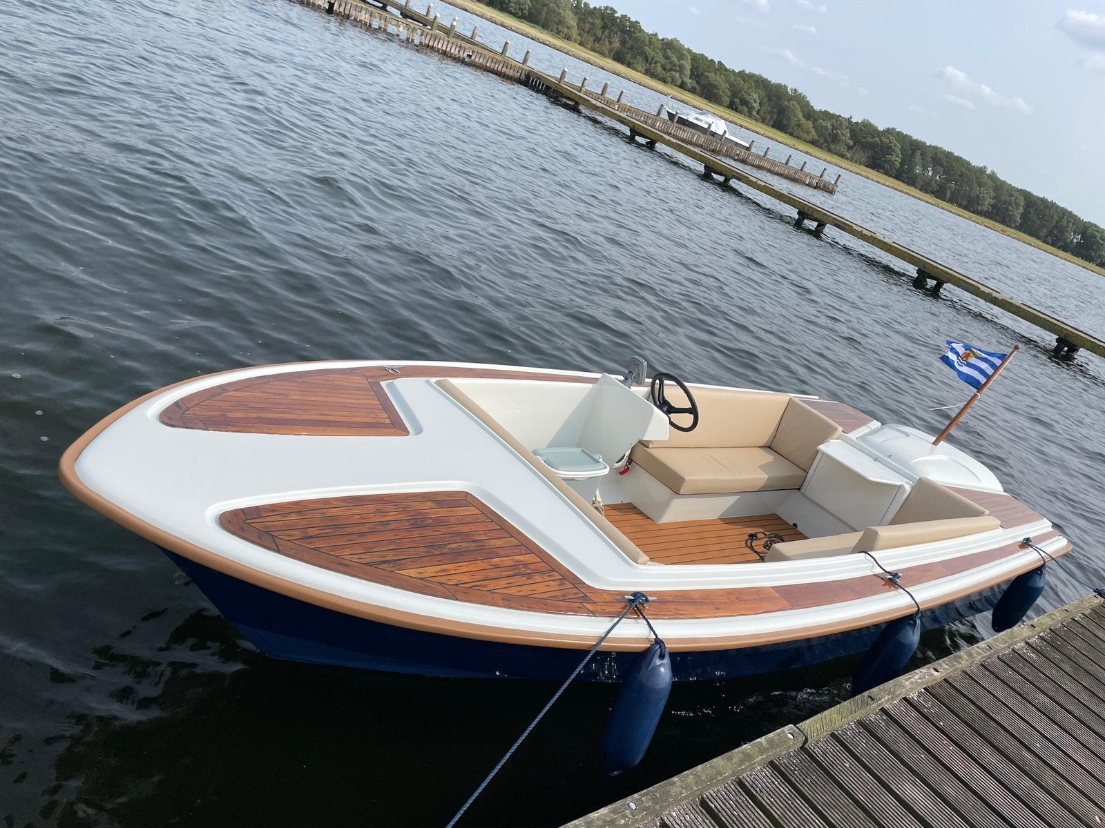 Fjordling 17 Sloep, 5,2 m,15 PK 2T Langstaart, incl. trailer, Ophalen, Gebruikt
