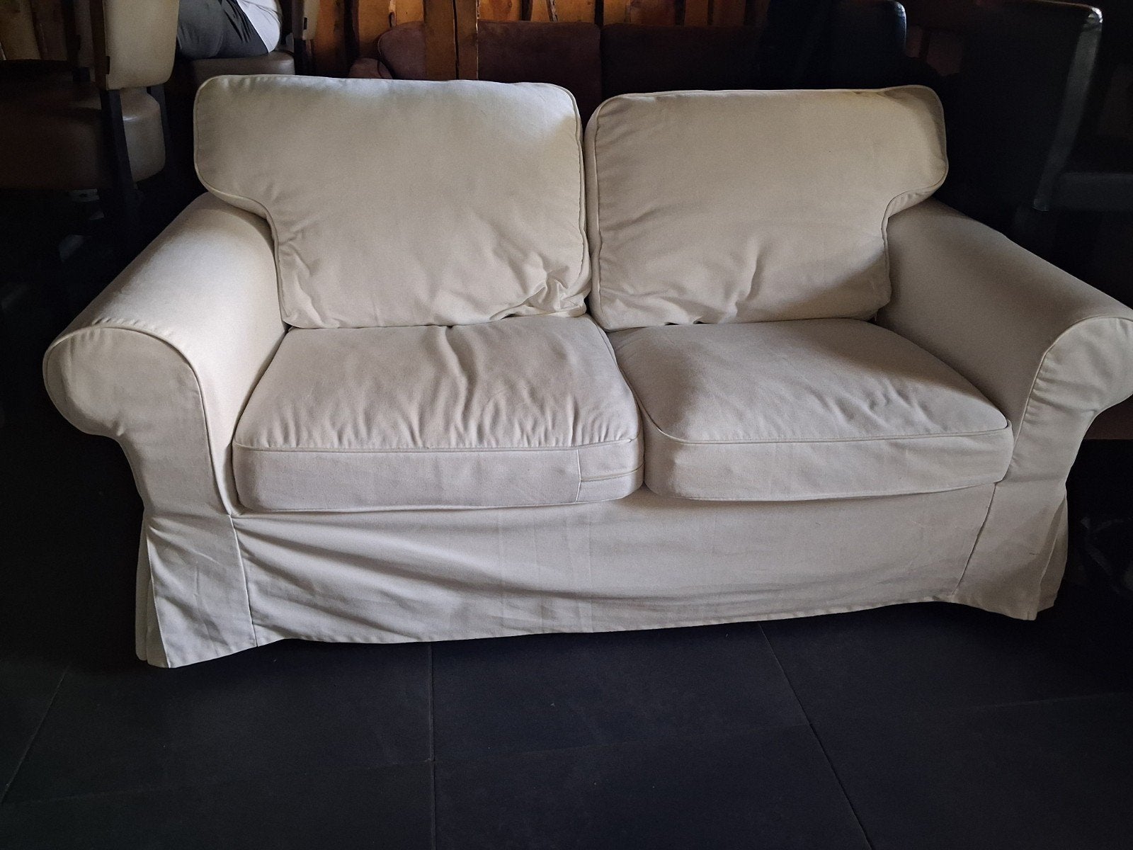 ikea ektorp 2 zits bank, Ophalen, Gebruikt, Tweepersoons, 75 tot 100 cm
