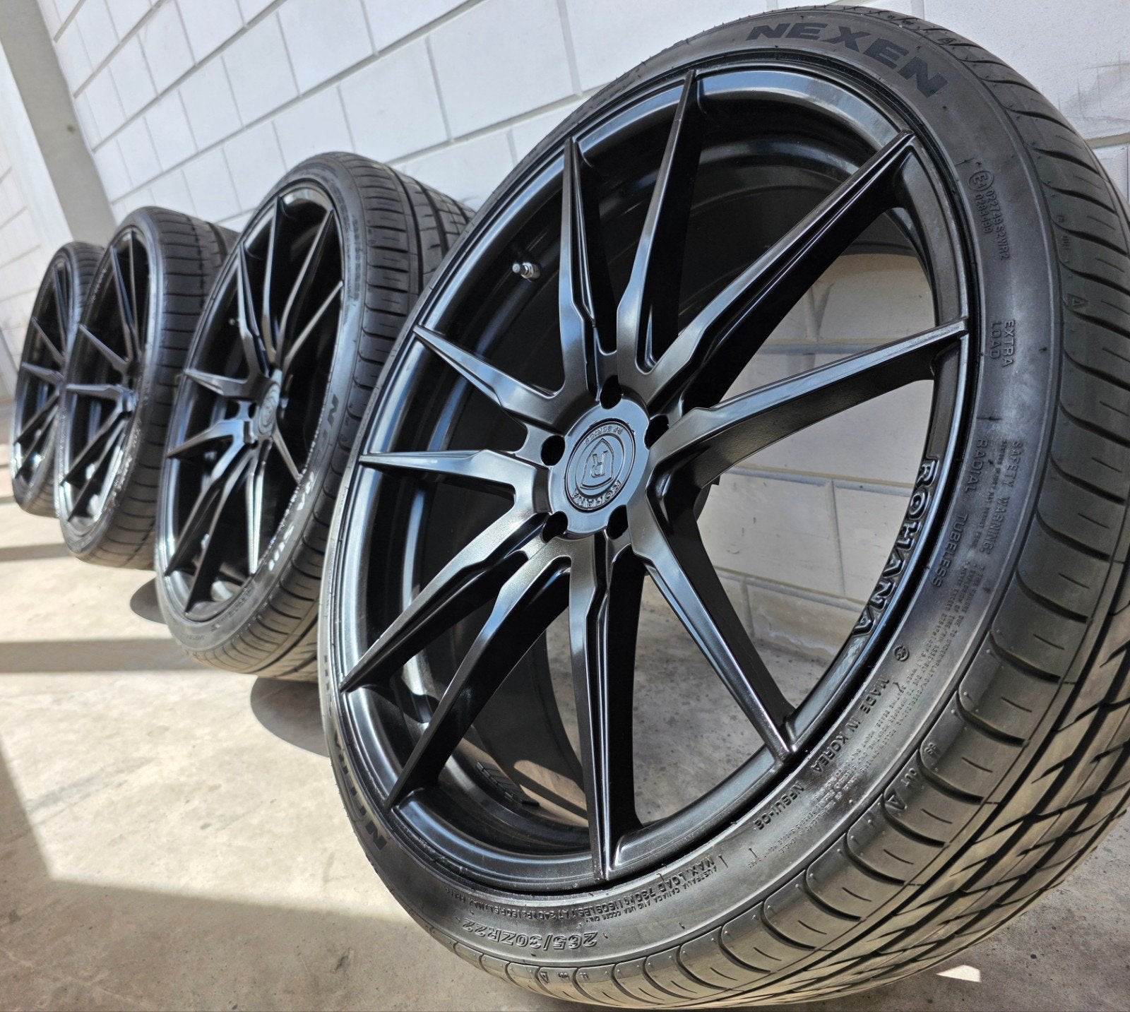 22 inch velgset Bmw, Bmw velgenset 22 inch,velgenset 22 inch, Ophalen, Gebruikt, 295 mm, Banden en Velgen
