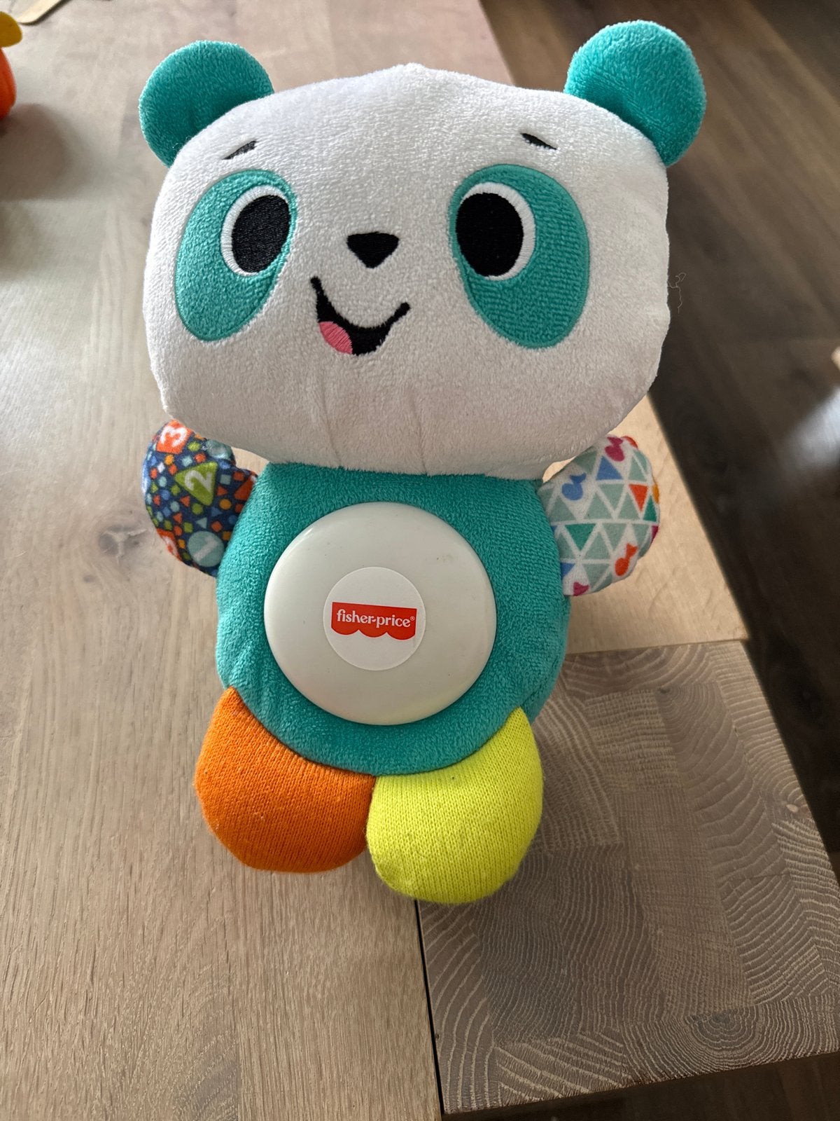 Fisher-Price Panda Knuffel met Geluid en Licht, Ophalen of Verzenden, Zo goed als nieuw, Overige typen, Met licht