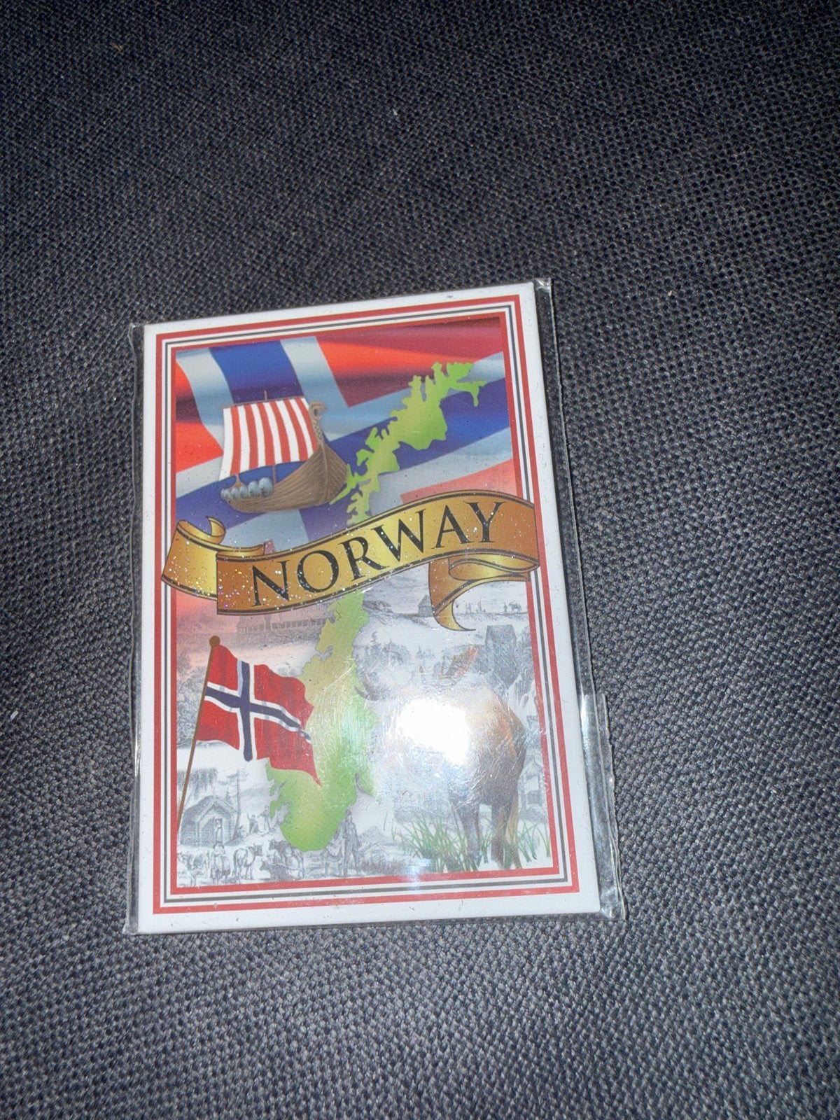 Koelkastmagneet Noorwegen - Souvenir, Ophalen of Verzenden, Nieuw