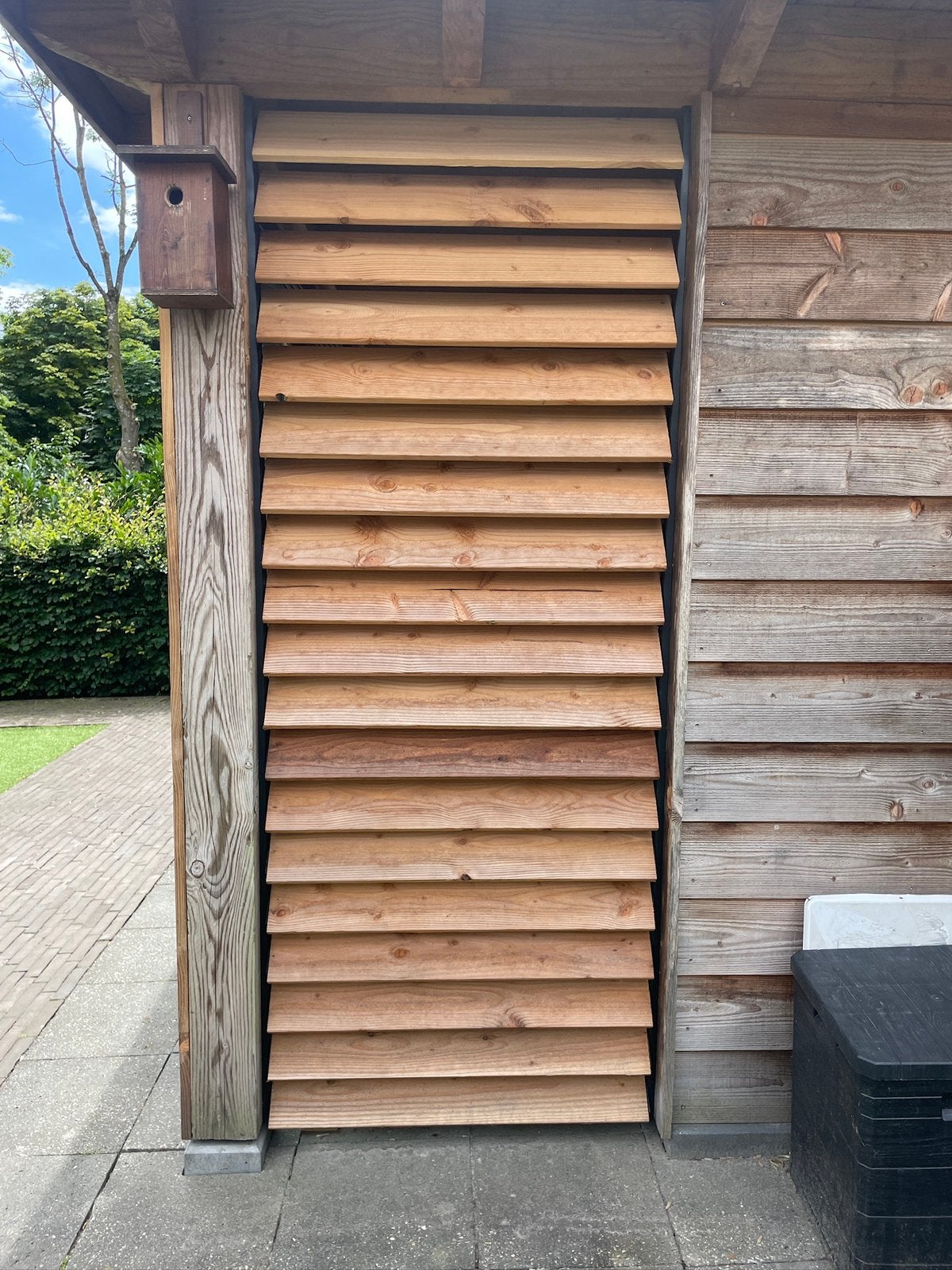 Shutter voor veranda/overkapping frame maat 220x90cm, Ophalen, Zo goed als nieuw, Veranda