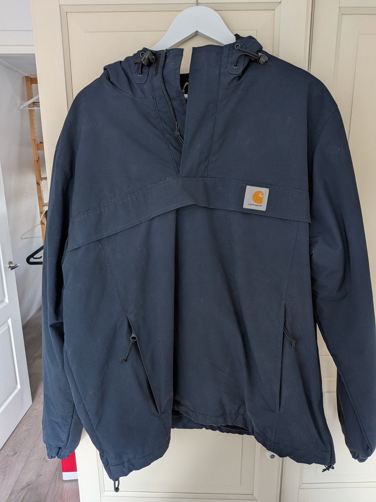 Carhartt Nimbus Pullover - Navy (Maat L) winterjas, Maat 52/54 (L), Blauw, Carhartt, Nieuw