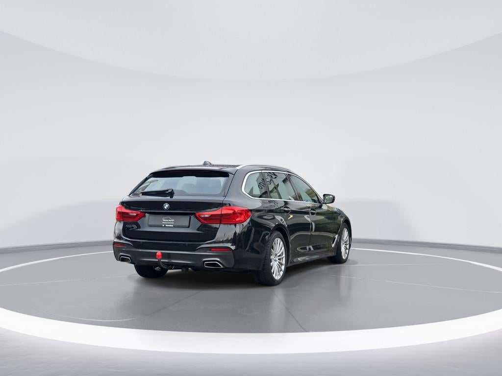 BMW 5 Serie Touring 520d High Executive |CLIMA|PANORAMADAK|L, Achterwielaandrijving, Euro 6, 2000 kg, Zwart