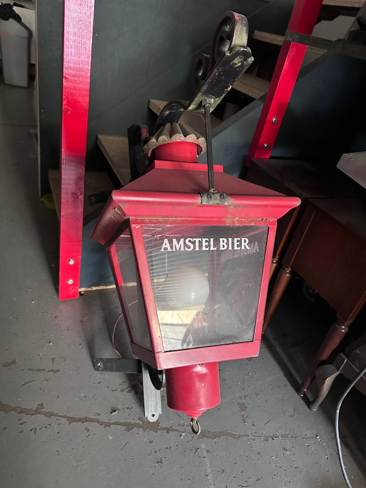 Amstel bier lamp, Ophalen, Minder dan 50 watt, Wandlamp, Netvoeding
