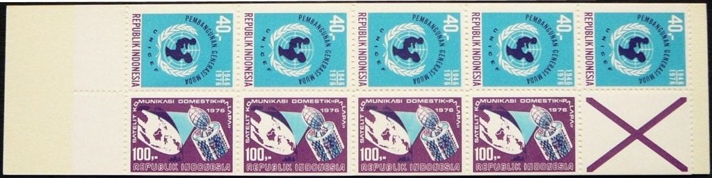 Indonesie Postzegelboekje 1b postfris 1978, Ophalen of Verzenden, Postfris, Zuidoost-Azië