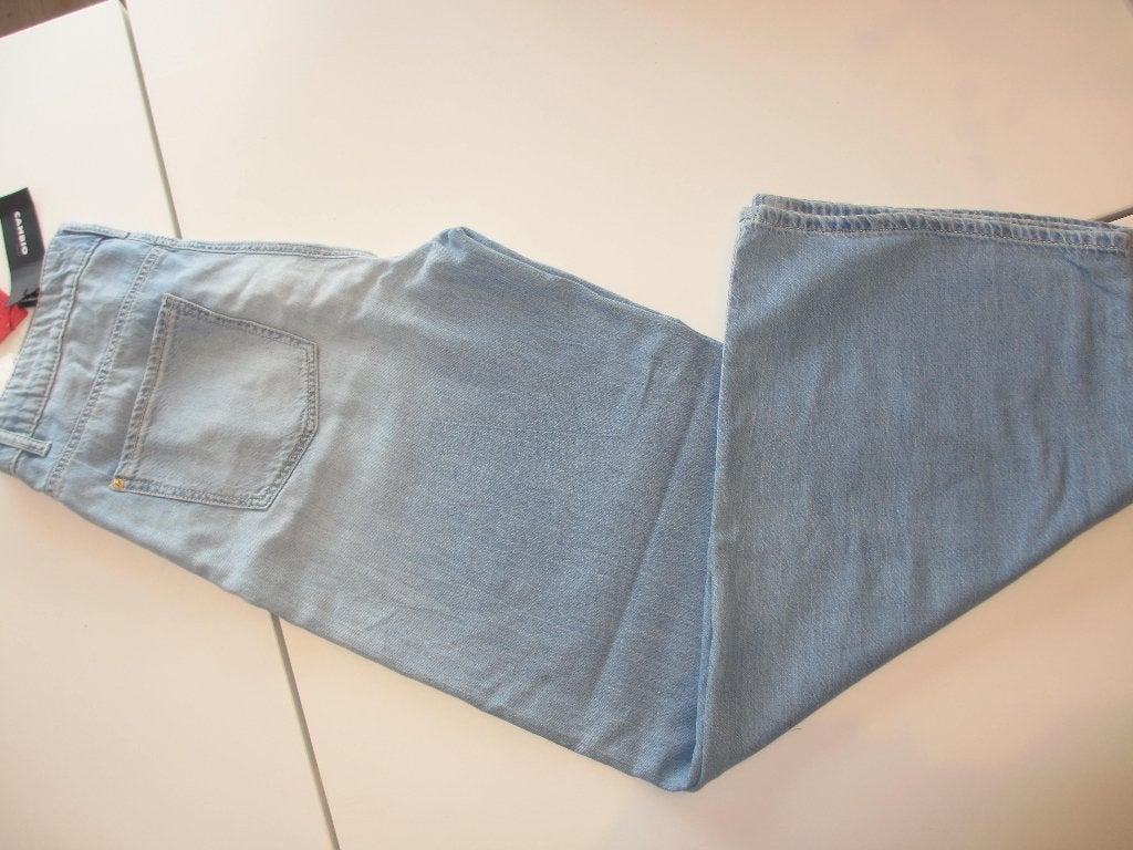 Cambio Palazzo jeans mt 42 'Drappy light used' NIEUW, Cambio, Blauw, Maat 42/44 (L), Nieuw