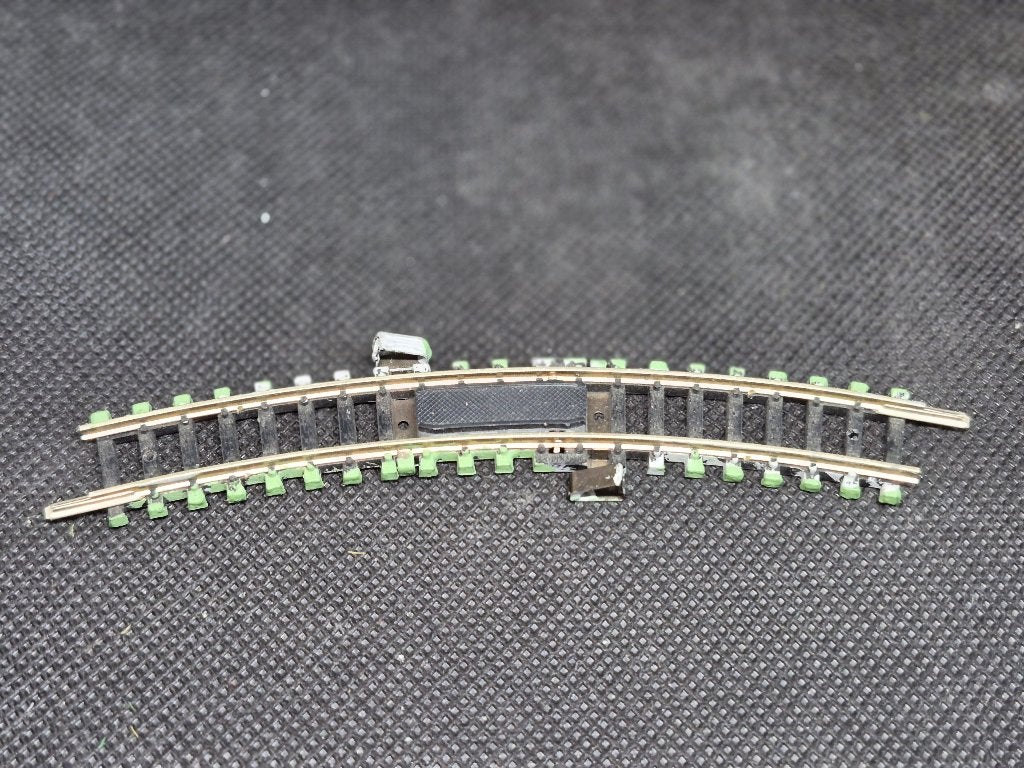 Minitrix 14972 - aansluitrail met ontstoring (14796), Gebruikt, Gelijkstroom, Trix, Rails