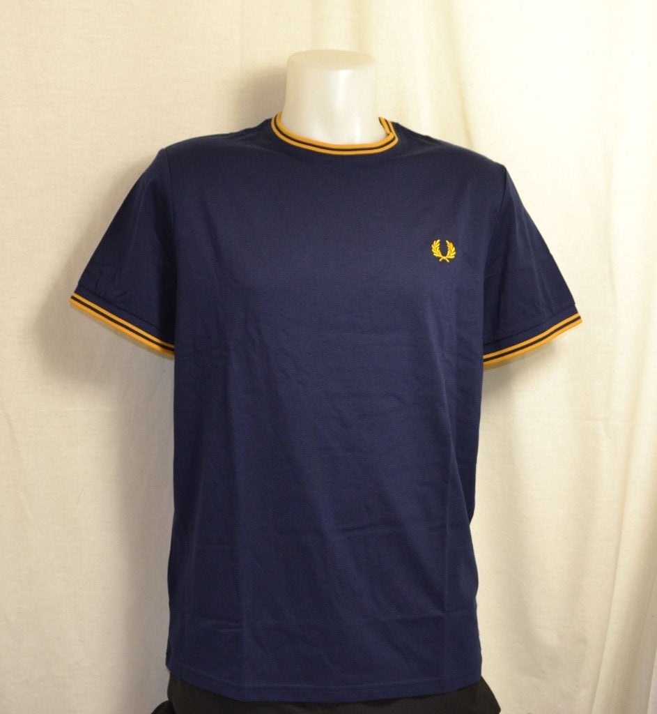 t-shirt fred perry twin tip donker blauw maat S nieuw, Kleding | Heren, T-shirts, Blauw, Nieuw, Ophalen of Verzenden, Fred Perry