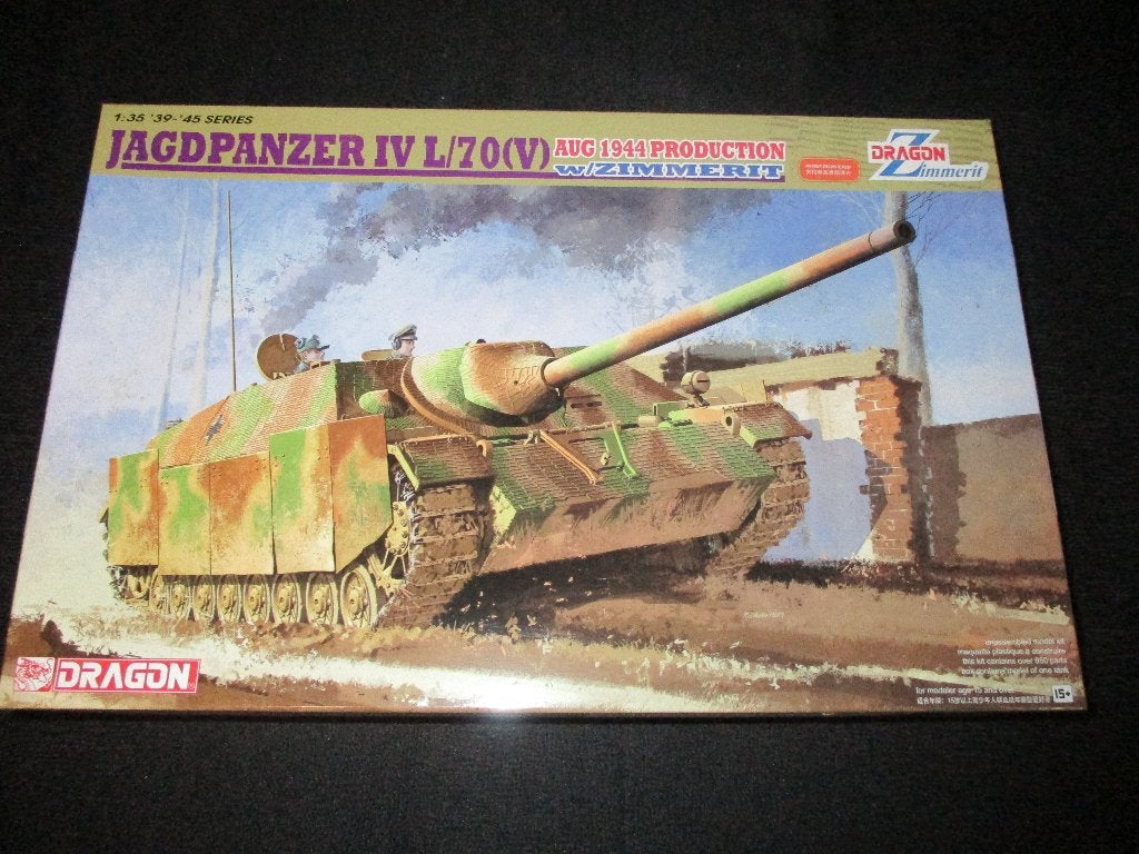 D-35,DRAGON 1-35,NO,6589,Jagdpanzer IV L/70(V) Aug 1944 Prod, Overige merken, 1:32 tot 1:50, Overige typen, Nieuw