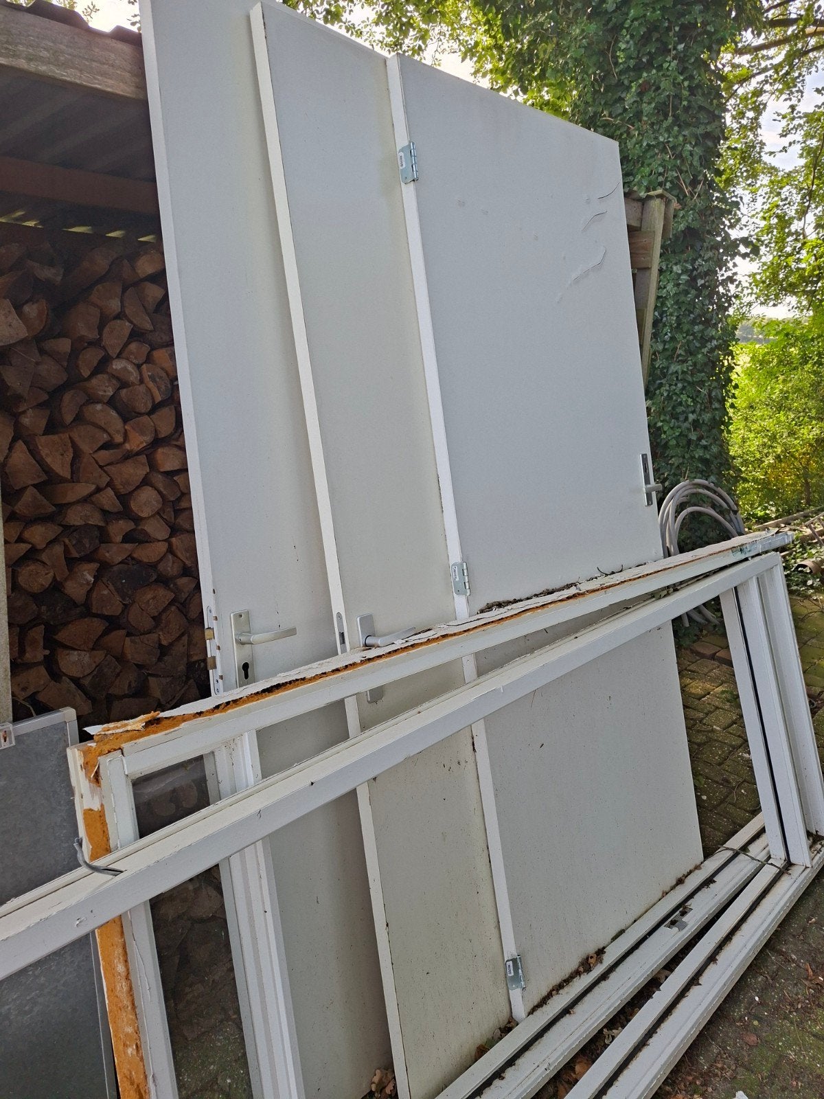 Deurkozijnen en opdekdeuren, Doe-het-zelf en Verbouw, Deuren en Horren, Gebruikt, 80 tot 100 cm, Binnendeur, Ophalen of Verzenden