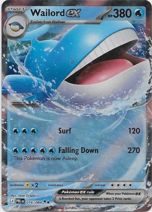 Pitch Black,  Wailord [ex] 16/84, Verzenden, Nieuw, Losse kaart