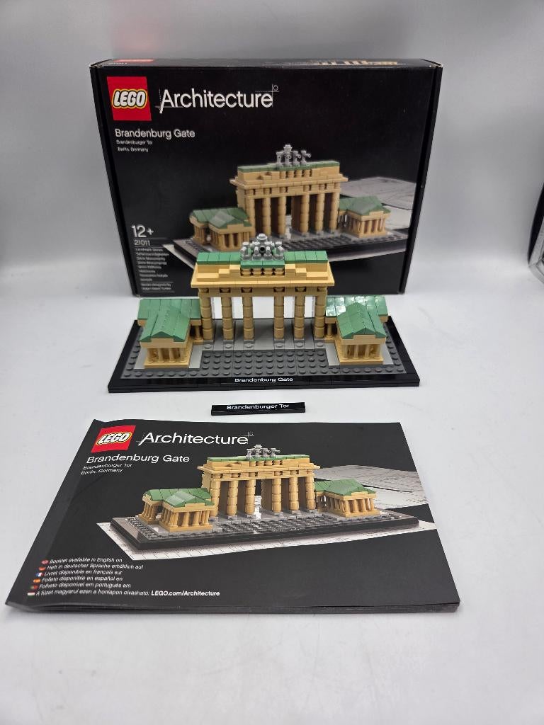 Lego Architecture 21011 Brandenburg Gate, Compleet, Architecture, Ophalen of Verzenden, Zo goed als nieuw