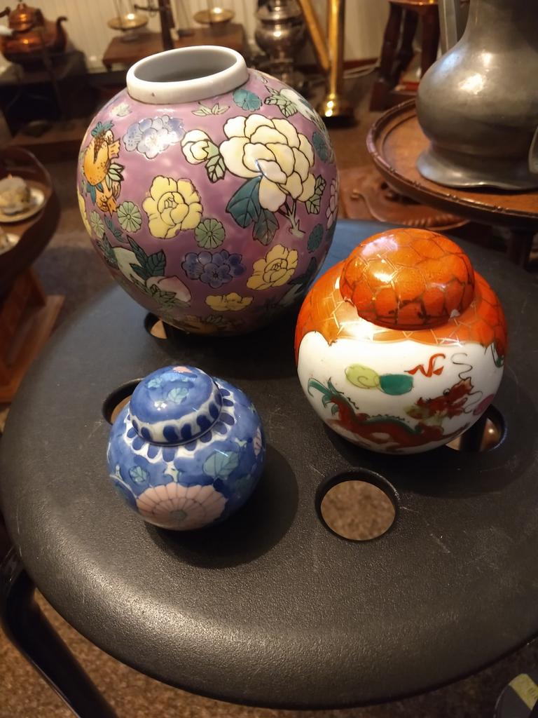 3 gember potten, Ophalen of Verzenden