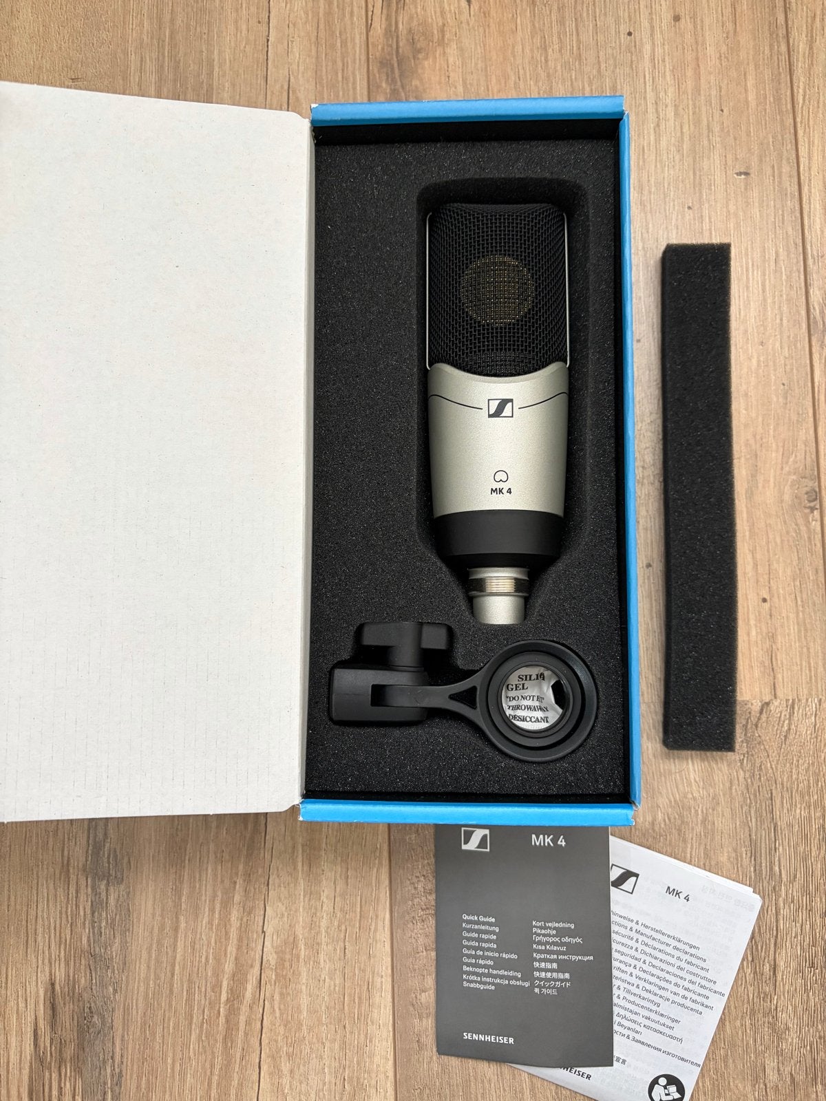 Sennheiser MK 4 condensator microfoon met schockmount!, Ophalen of Verzenden, Zo goed als nieuw, Studiomicrofoon