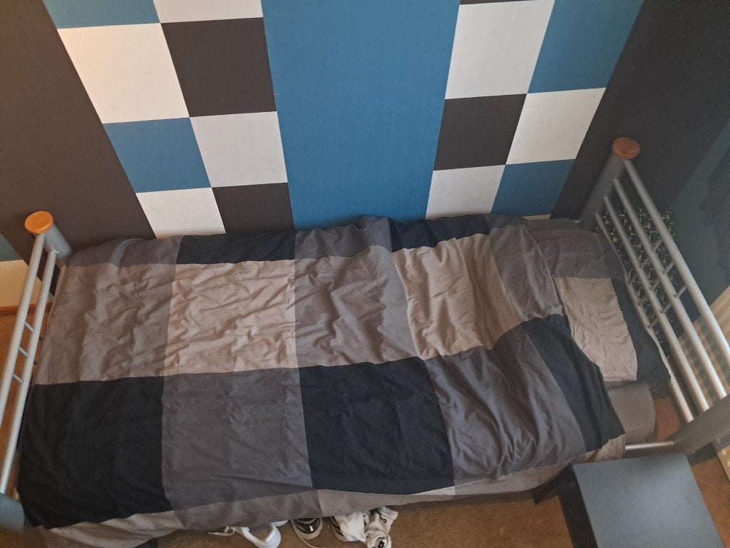 bedden, Ophalen, Gebruikt, 90 cm, Eenpersoons