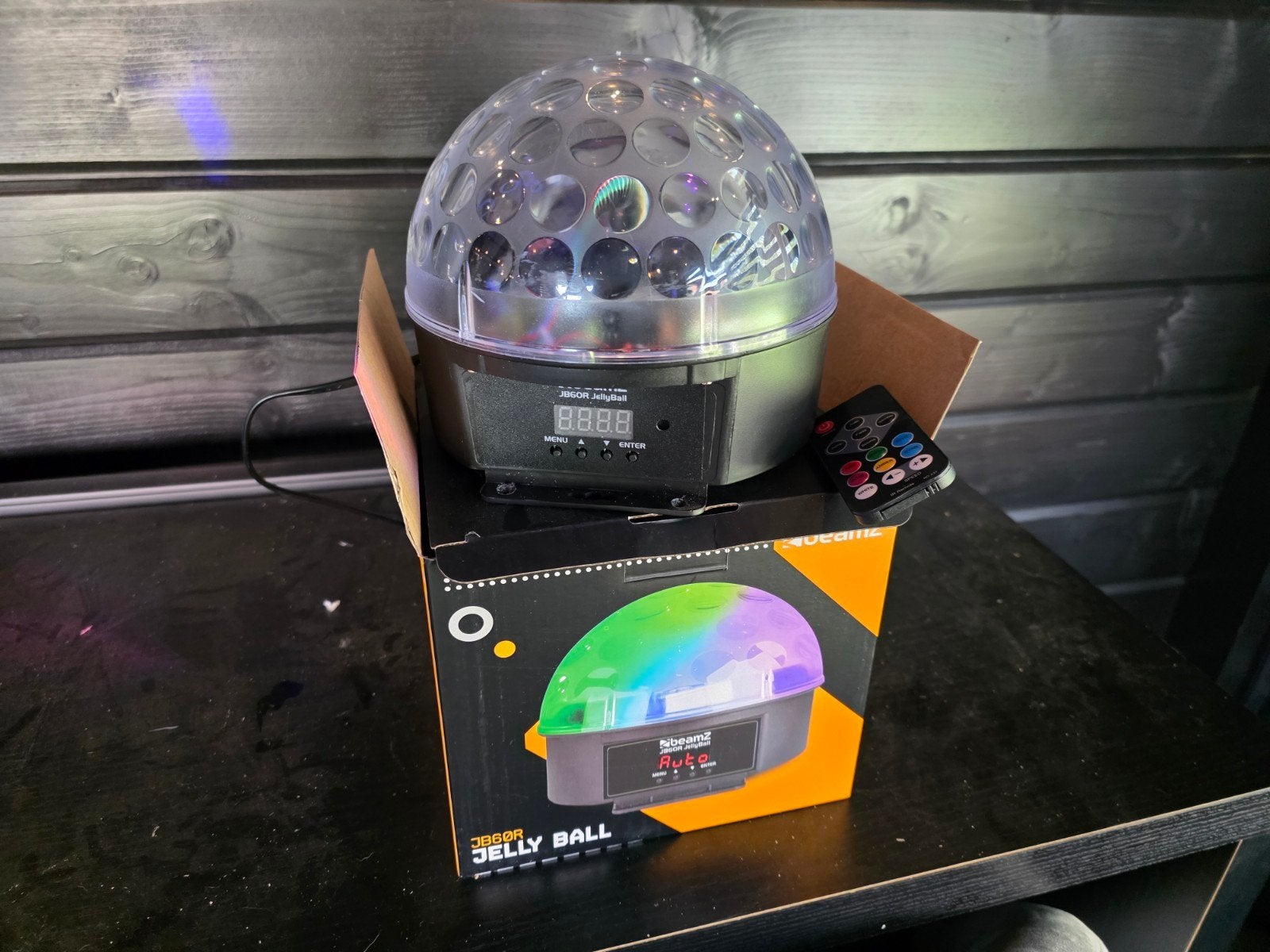 Beamz Magic jelly ball JB60R discolamp (met dmx), Ophalen of Verzenden, Zo goed als nieuw, Licht, Geluidgestuurd