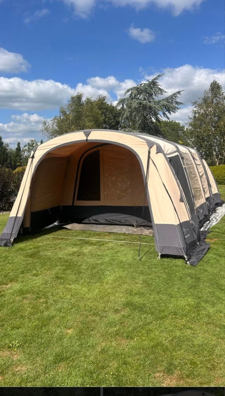 Bardani AirSpace 380 TC opblaasbare tunneltent, Caravans en Kamperen, Ophalen, Zo goed als nieuw, Tot en met 5