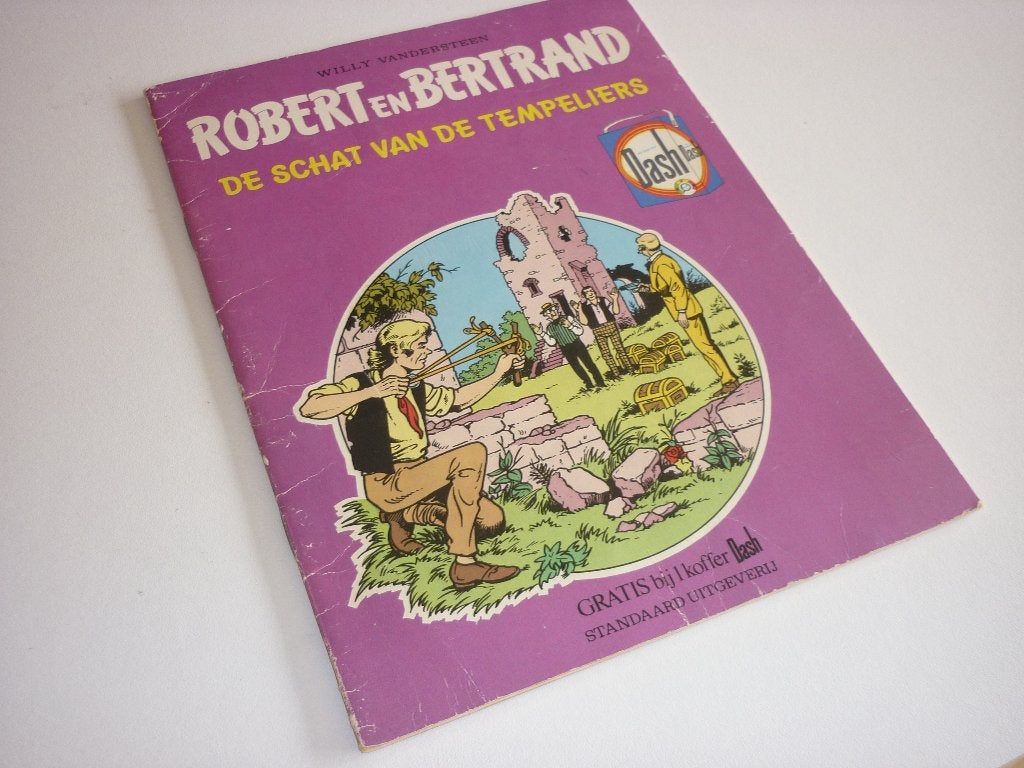 Robert en Bertrand: de Schat van de Tempeliers (DASH)), Eén stripboek, Ophalen of Verzenden, Gelezen