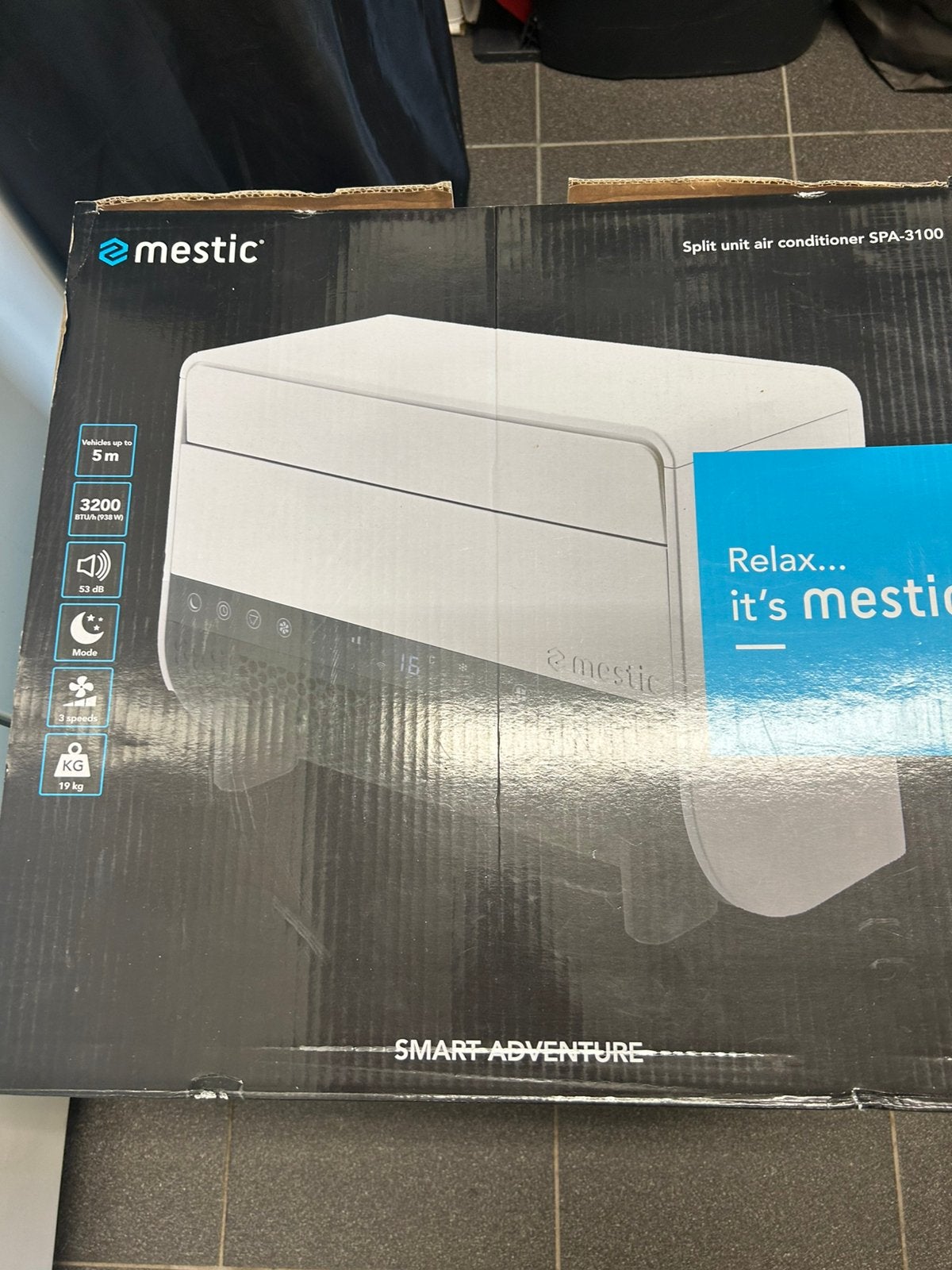 Mestic split airco voor caravan, Caravans en Kamperen, Ophalen, Zo goed als nieuw