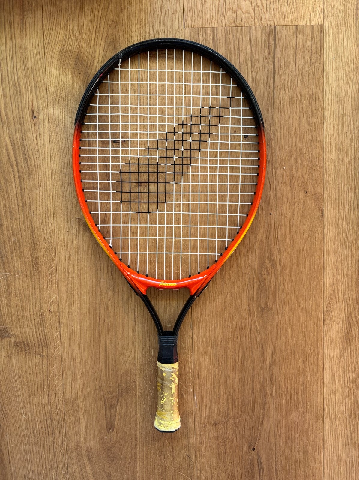 Vintage kinder Tennisracket met hoes - Professional REX, Sport en Fitness, Tennis, Ophalen, Gebruikt, Racket, Overige merken