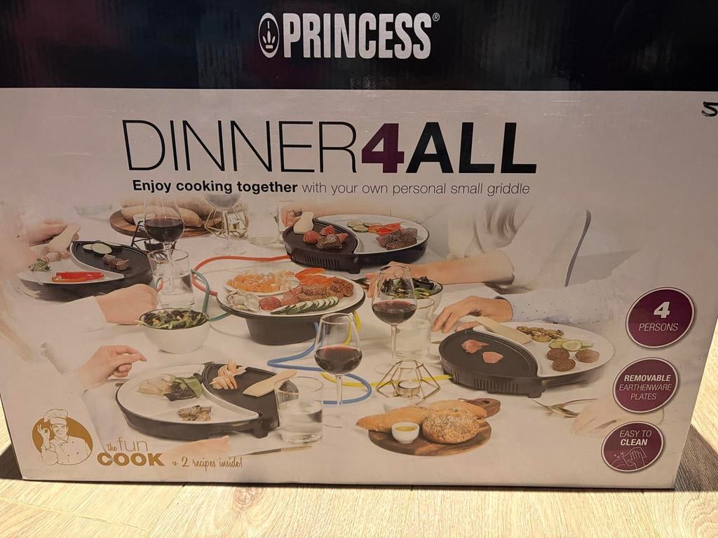 Princess gourmetstel, Ophalen, Gebruikt