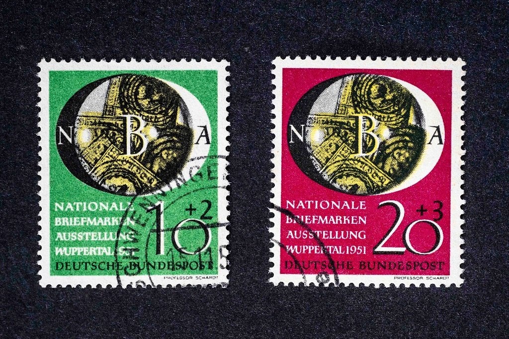 postzegels BRD 1951, Ophalen of Verzenden, BRD, Gestempeld
