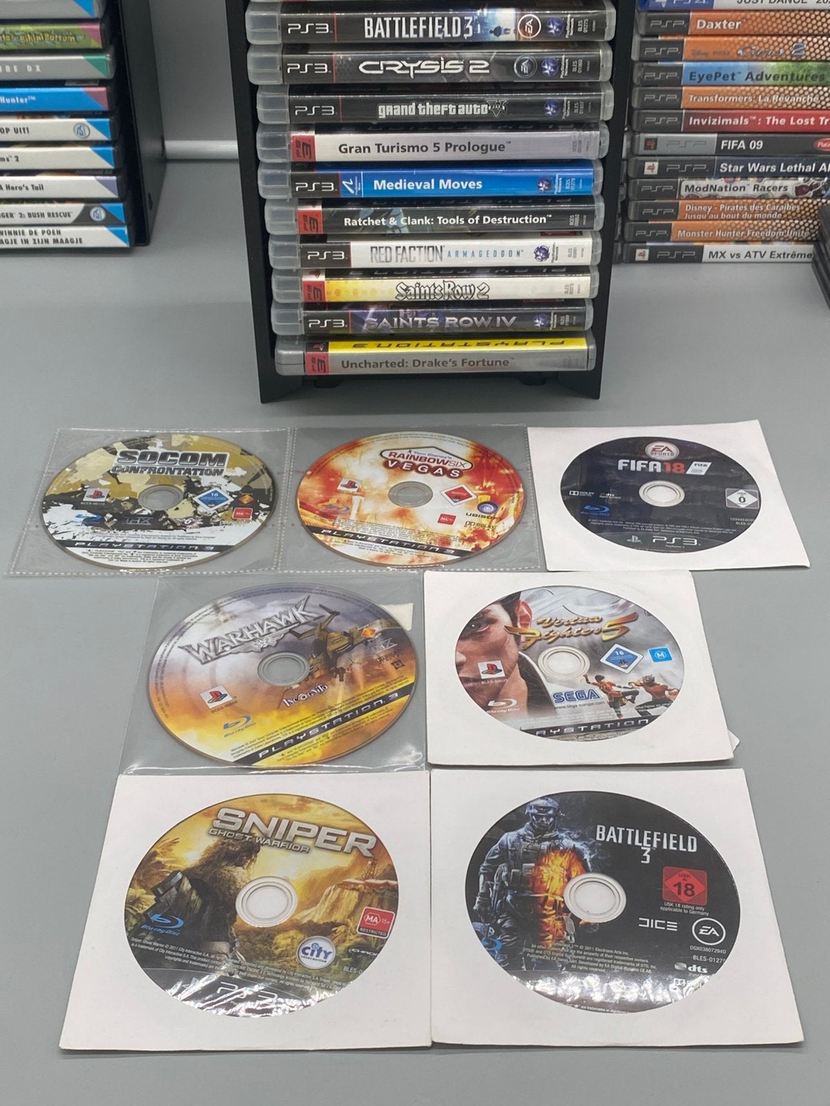 PlayStation 3 games bundel - GTA V Ratchet & Clank Uncharted, Overige genres, Ophalen of Verzenden, Zo goed als nieuw, Eén computer