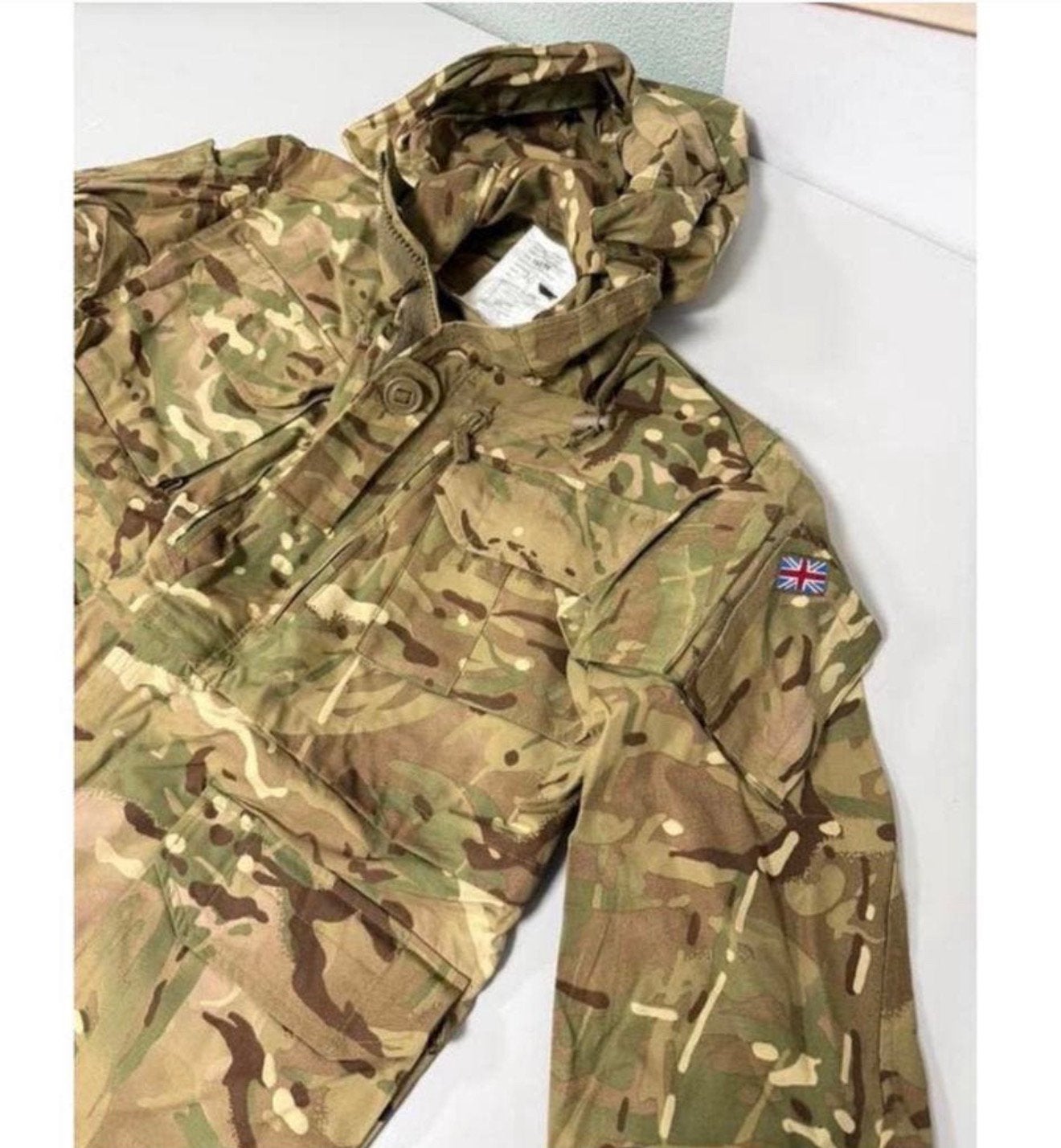 Britse Leger Winddichte smock jas army UK M camouflage camo, Kleding of Schoenen, Ophalen of Verzenden, H, H