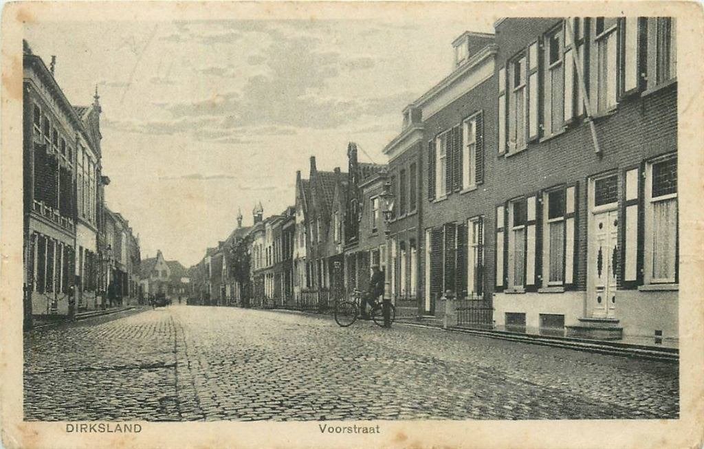 388-428-041 Dirksland Voorstraat, Verzamelen, Verzenden, Voor 1920, Zuid-Holland