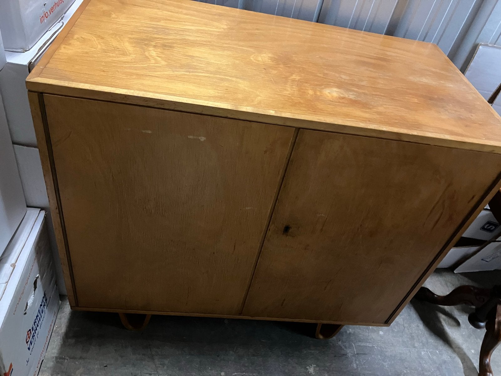 Vintage Pastoe kast CB02 uit de Berkenserie (Cees Braakman), Huis en Inrichting, Ophalen, Gebruikt, 50 tot 100 cm, Met lade(s)