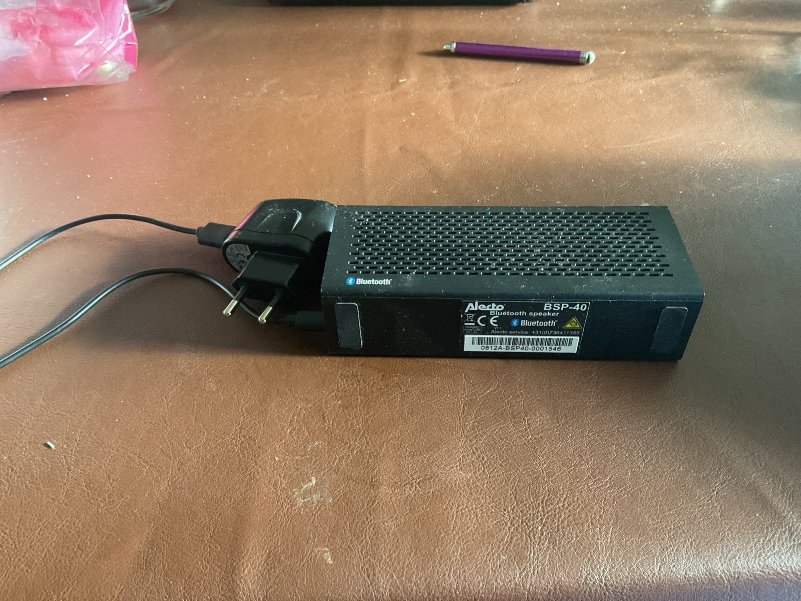 Alecto BSP-40 Bluetooth Speaker - Draagbaar en Compact, Overige merken, Ophalen of Verzenden, Zo goed als nieuw, Draagbare speaker
