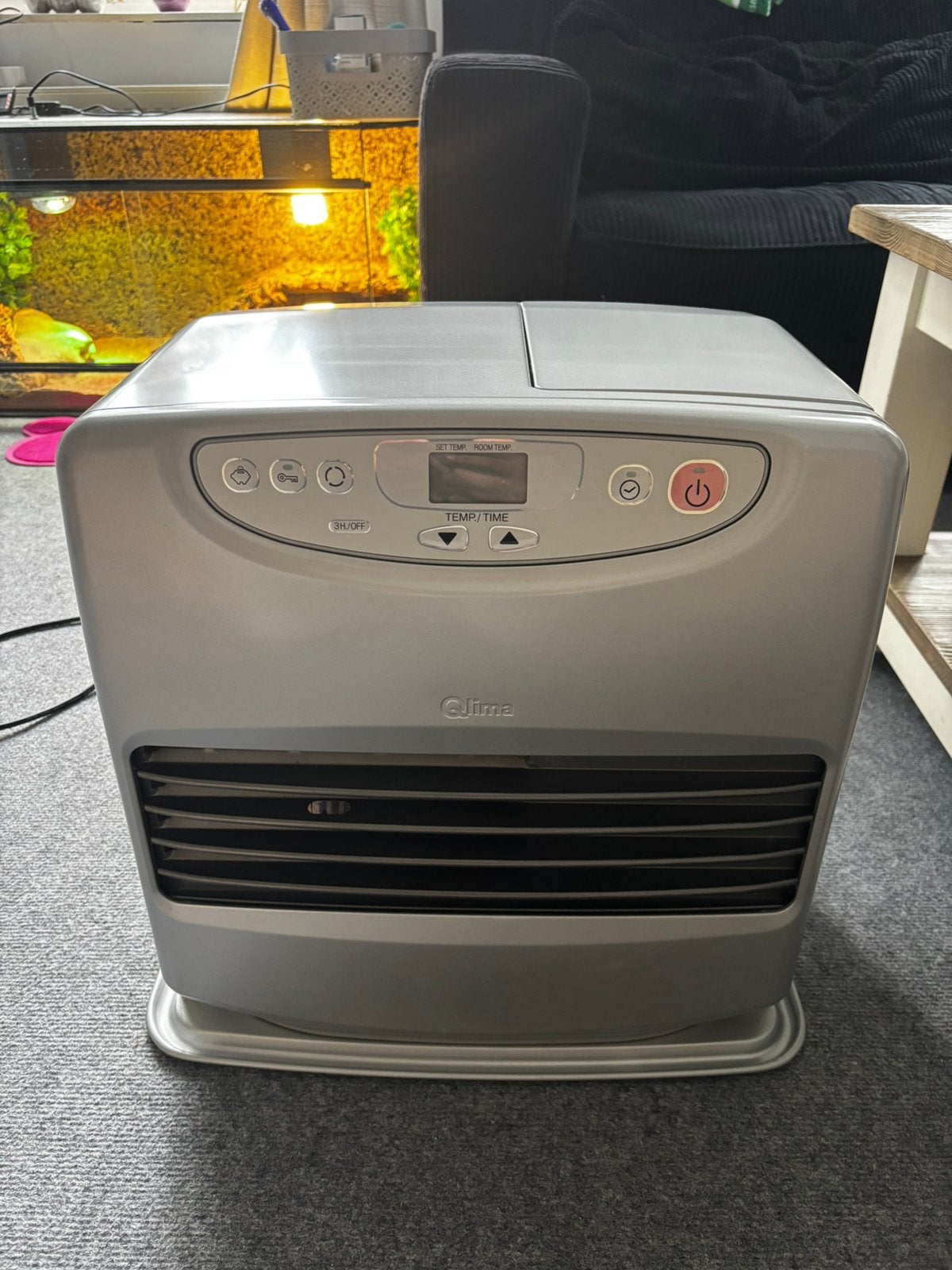 Laserkachel Qlima sre 8040c, Ophalen, Zo goed als nieuw, Overige brandstoffen, Petroleumkachel