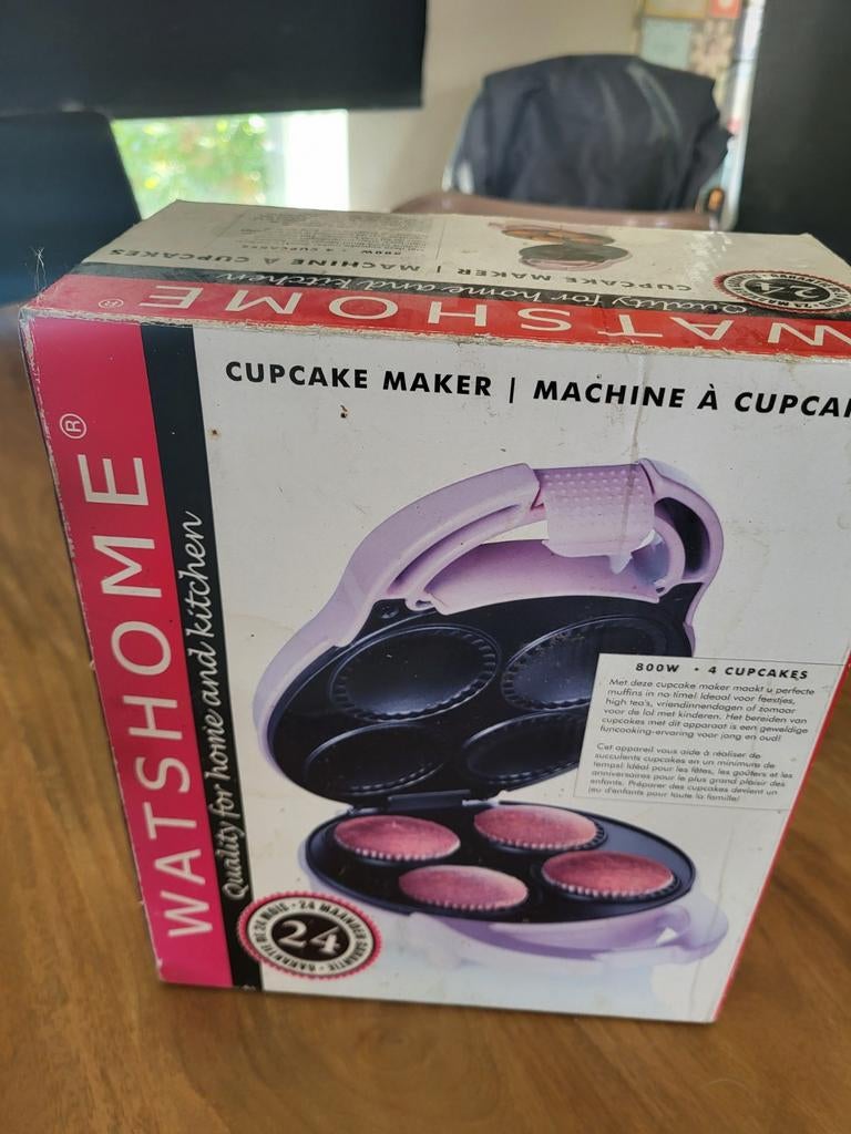 Watshome Cupcake Maker Roze, Ophalen, Nieuw