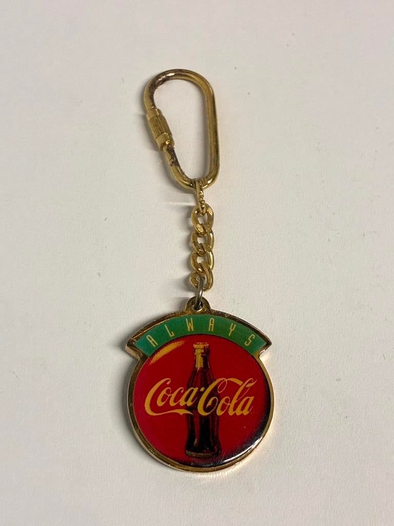 Metalen Always Coca Cola sleutelhanger, Verzamelen, Ophalen of Verzenden, Zo goed als nieuw, Merk