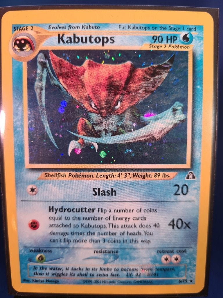 Kabutops 6/75 - Neo Discovery, Verzenden, Gebruikt