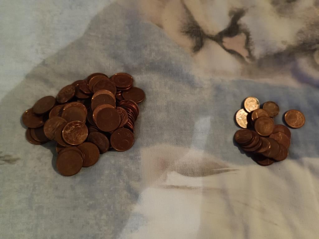 1, 2 en 5 Eurocent munten, Postzegels en Munten, Munten | Europa | Euromunten, Ophalen