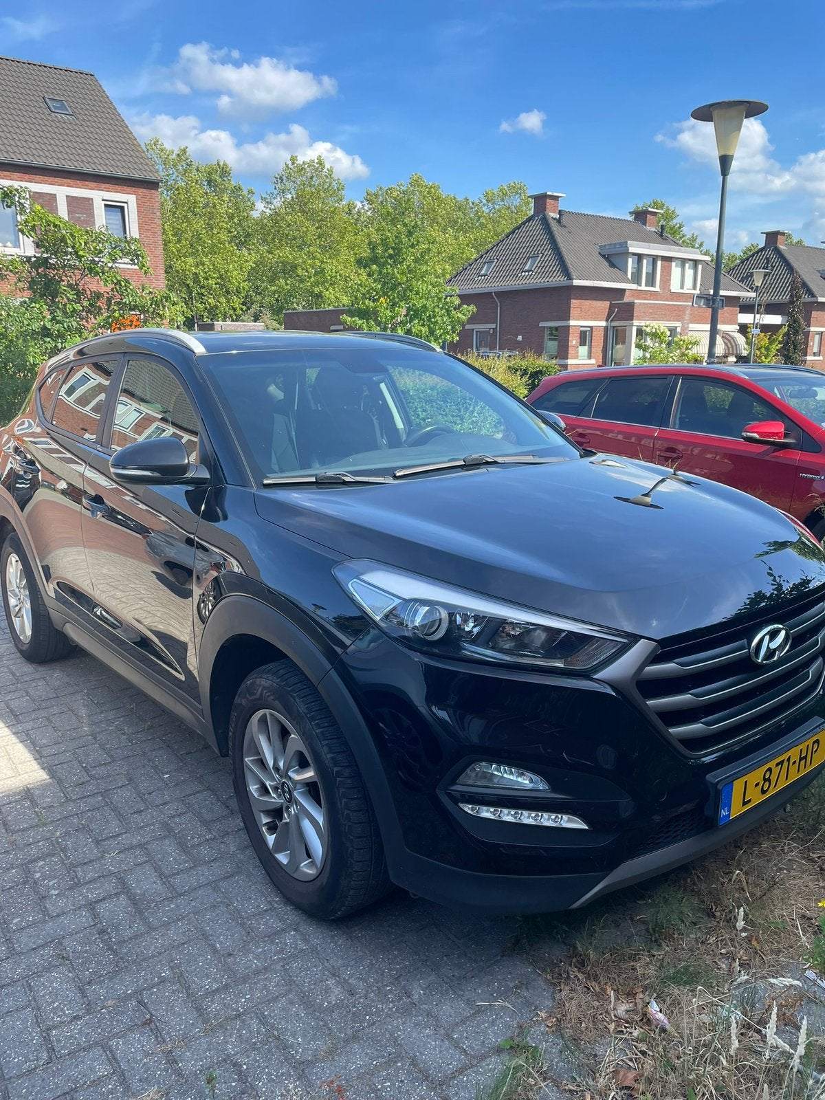 Hyundai Tucson 1.6 GDi 132pk 2016 Zwart, Auto's, Voorwielaandrijving, Stof, 4 cilinders, 75 €/maand