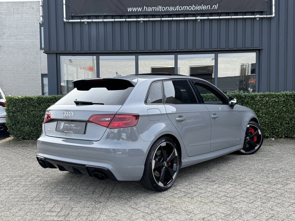 Audi RS3 Sportback 2.5 TFSI 368pk Quattro Pro Line Plus Unie, Auto's, Audi, Automaat, Gebruikt, Automatische klimaatregeling, Leder