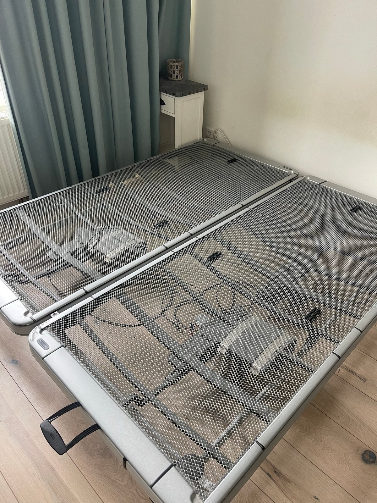 Auping Royal bedbodems 90x200 cm automatisch verstelbaar 2x, Ophalen, 90 cm, Tweepersoons, 200 cm
