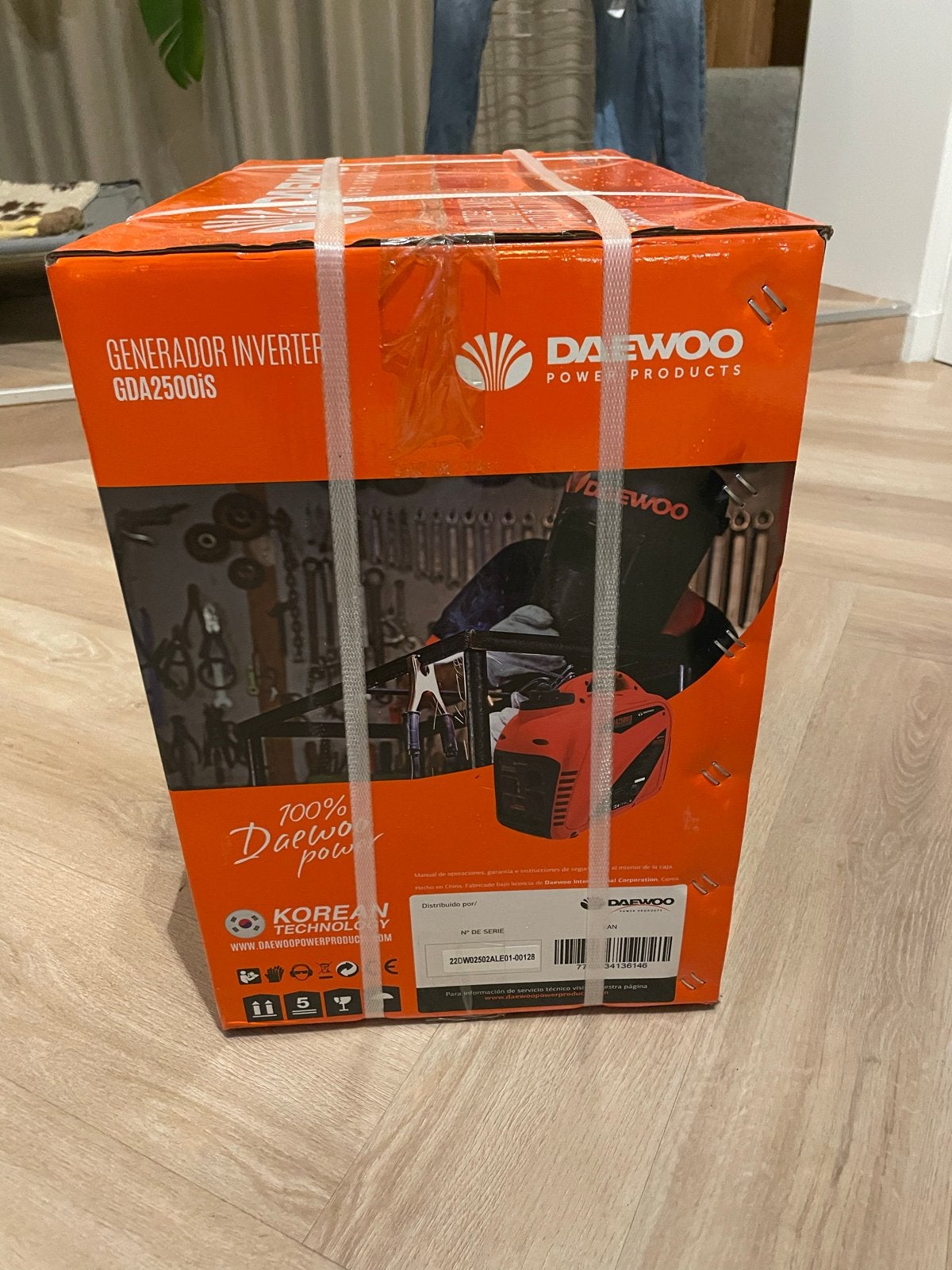 Nieuwe Daewoo Inverter Generator GDA2500IS - 2200W, Doe-het-zelf en Verbouw, Aggregaten, Ophalen, Nieuw, Minder dan 5 kVA, Benzine