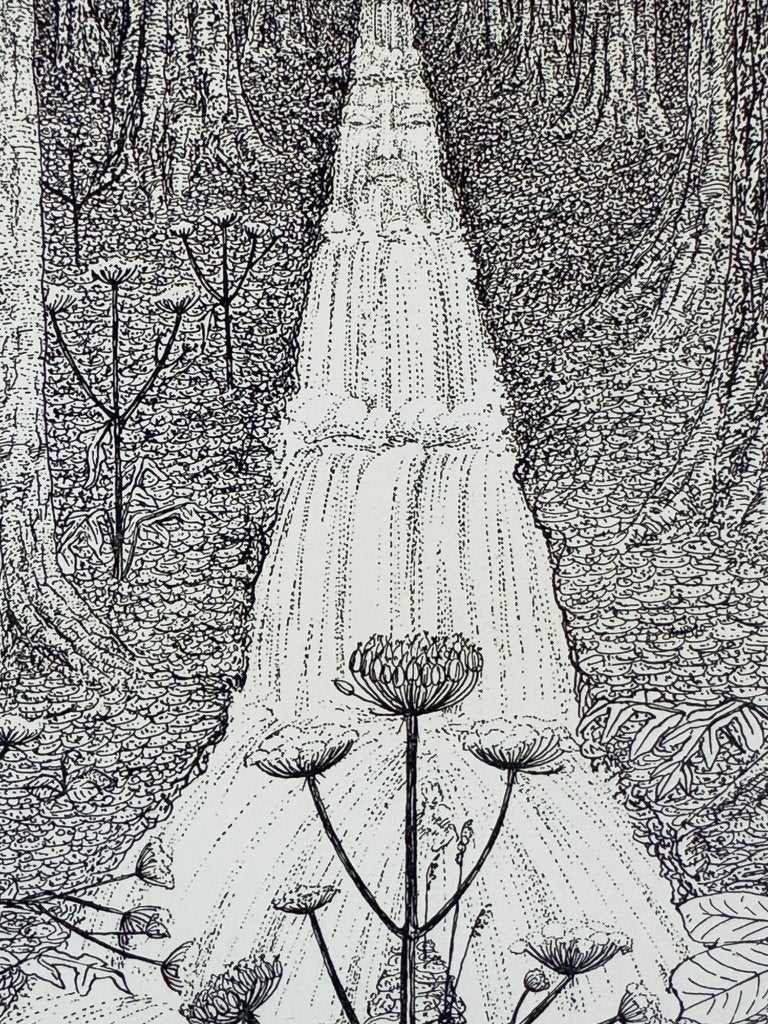 Antieke prent 1913, Jo Daemen, Undine, Art Nouveau sprookje, Antiek en Kunst, 40 cm, Verzenden, Origineel, 30 cm
