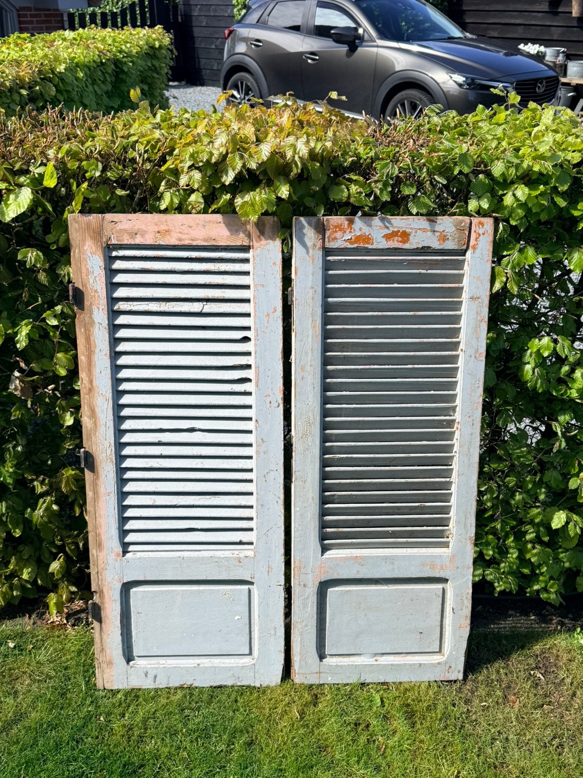 Mooie houten luiken.!, Ophalen, Gebruikt