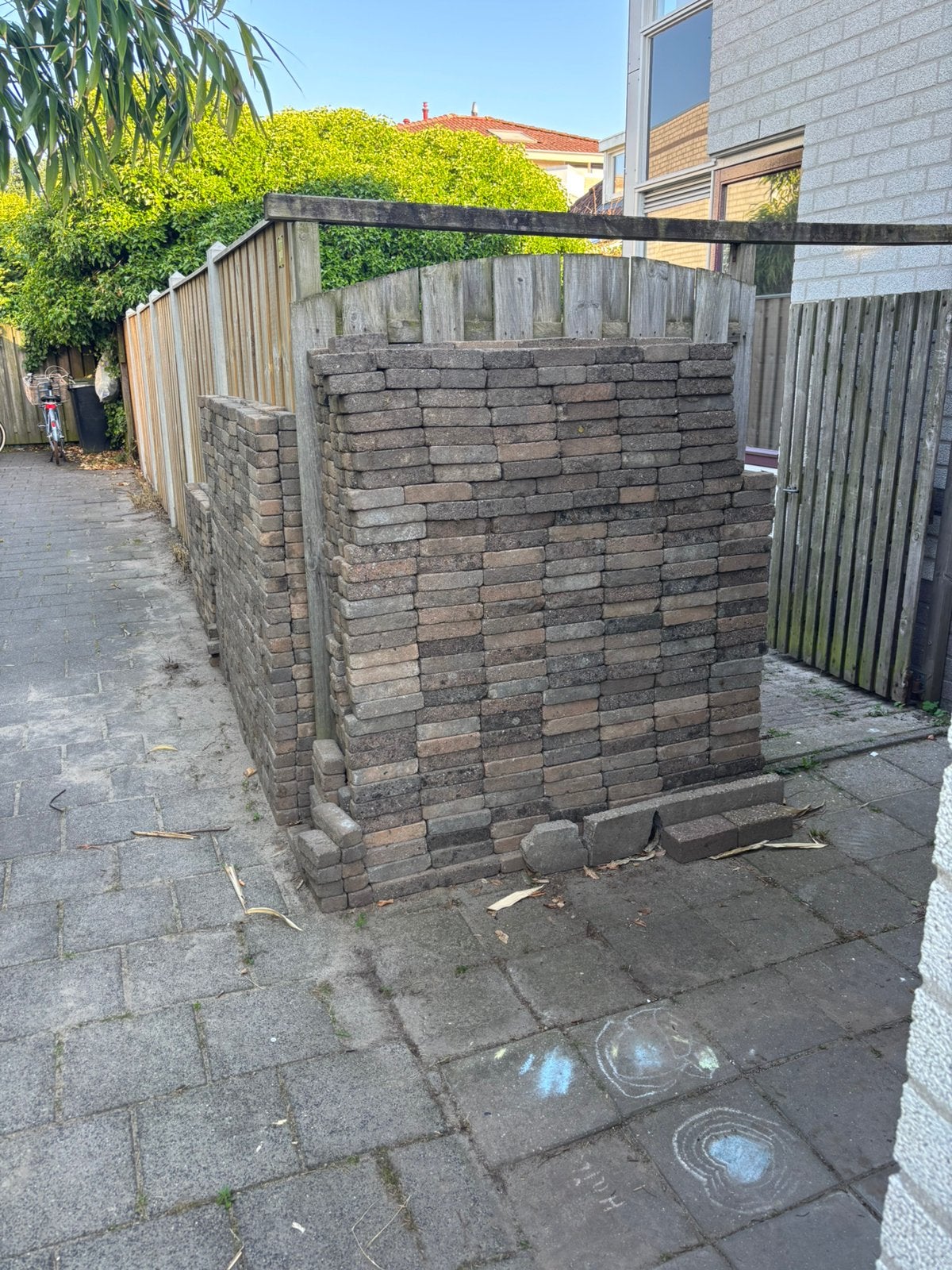 Gratis klinkers afhalen, Tuin en Terras, Tegels en Klinkers, Ophalen, Gebruikt, Klinkers, 10 m² of meer