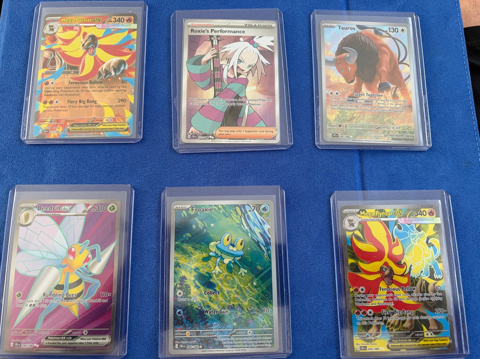 Pokémon Kaarten Collectie: Beedrill, Mega Pyroar, Froakie, Ophalen of Verzenden, Zo goed als nieuw, Meerdere kaarten