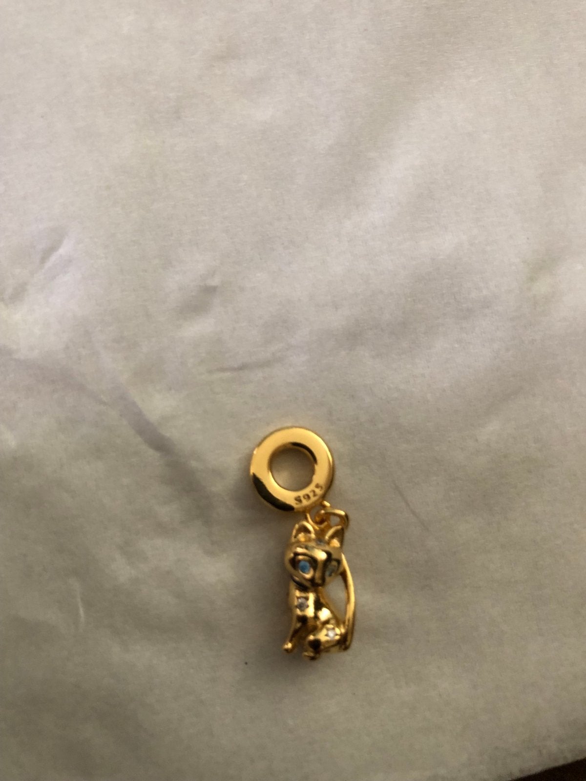 Zilveren Kat Bedel voor Bedelarmband - S925, Overige merken, Nieuw, Ophalen of Verzenden, 1 bedel