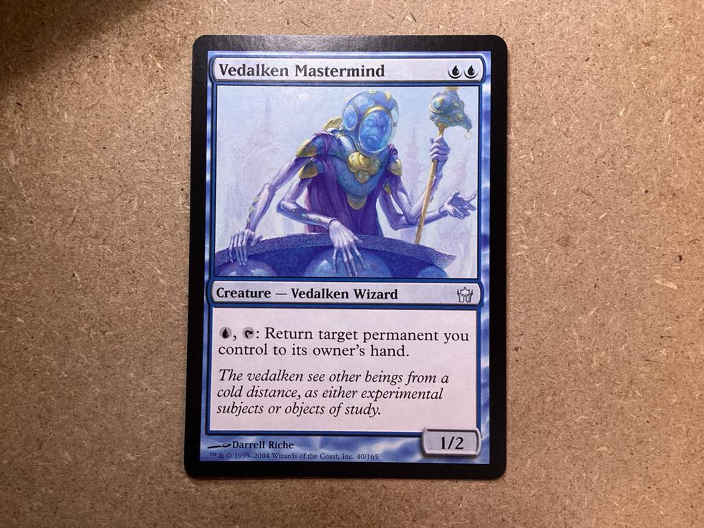 1x Vedalken Mastermind [040/165] (Near Mint), Ophalen of Verzenden, Zo goed als nieuw, Losse kaart