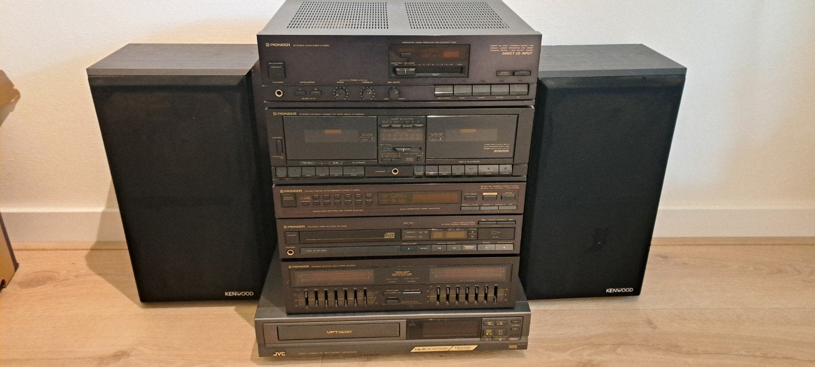 Pioneer Z-serie stereotoren met Kenwood LS-34 speakers, Ophalen, Gebruikt, Losse componenten, Tuner of Radio