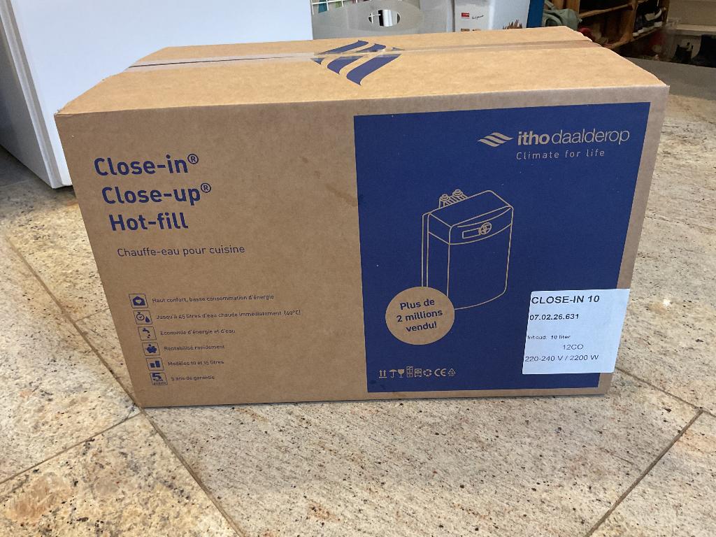 Itho Daaldrop close in boiler, Doe-het-zelf en Verbouw, Ophalen, Nieuw, Boiler, Minder dan 3 jaar oud