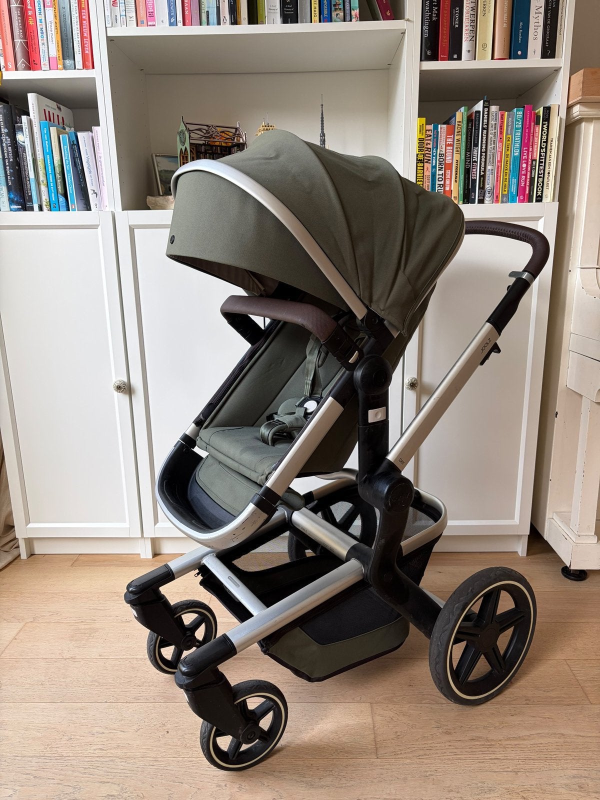 Joolz Day + kinderwagen met regenhoes, voetenzak, zonnehoes, Gebruikt, Combiwagen, Met reiswieg, Ophalen